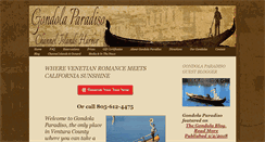 Desktop Screenshot of gondolaparadiso.com